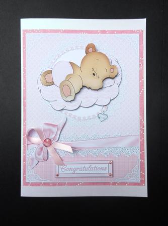 Beary Sweet New Baby Girl by S.Elisabet Osborn Wright