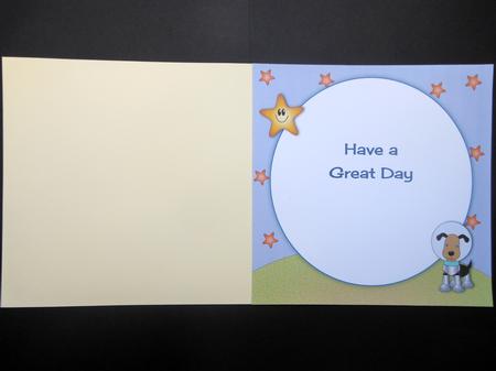 Space Girl and Dog Mini Kit Insert by S.Elisabet Osborn Wright