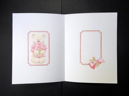 Teddy Has Flowers for Mum Insert by S.Elisabet Osborn Wright