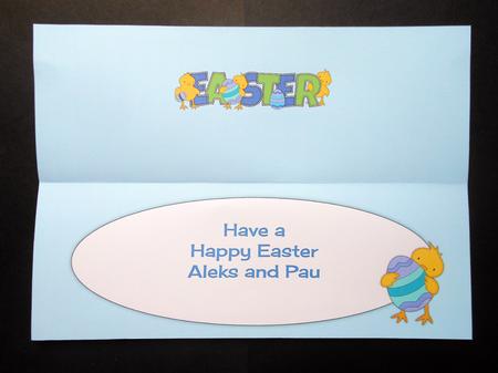 Easter Chicks Large Dl Insert 2 by S.Elisabet Osborn Wright