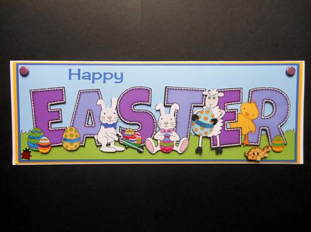 Cute Easter Animals Large Dl by S.Elisabet Osborn Wright