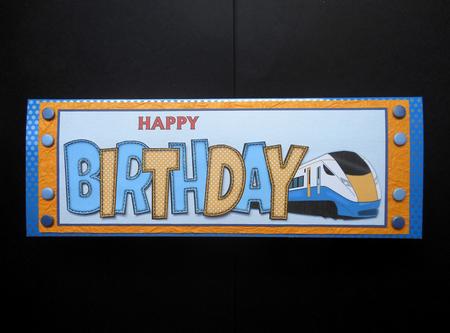 Train Birthday Large Dl by S.Elisabet Osborn Wright
