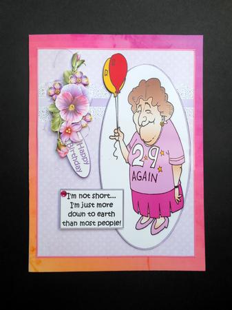 Ethel is Just Down to Earth Quick Card by S.Elisabet Osborn Wright