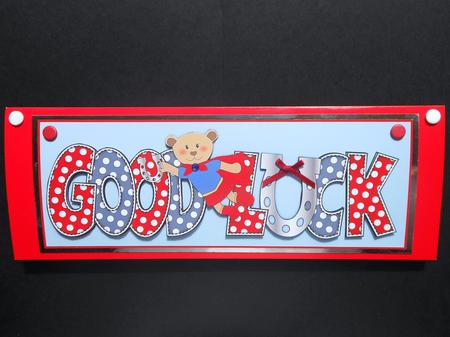 Superted Girl Good Luck Large Dl by S.Elisabet Osborn Wright