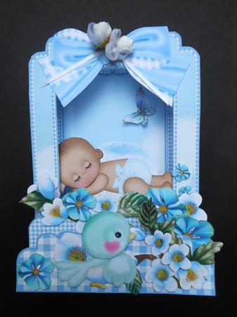 3D Accordian Spring - Heaven Sent Boy by S.Elisabet Osborn Wright
