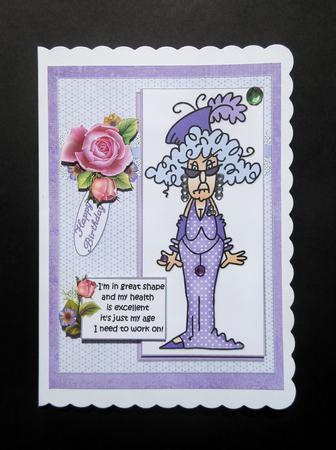 Stella's in Great Shape Quick Card by S.Elisabet Osborn Wright