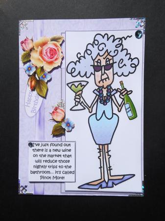 Stella Found a New Wine Quick Card by S.Elisabet Osborn Wright