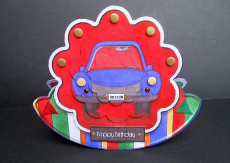 Beep Beep Scalloped Rocker Card Kit by S.Elisabet Osborn Wright