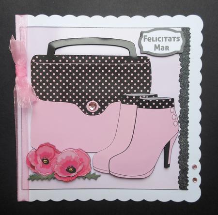 Handbag, Boots & Pink Poppies Mini Kit by S.Elisabet Osborn Wright