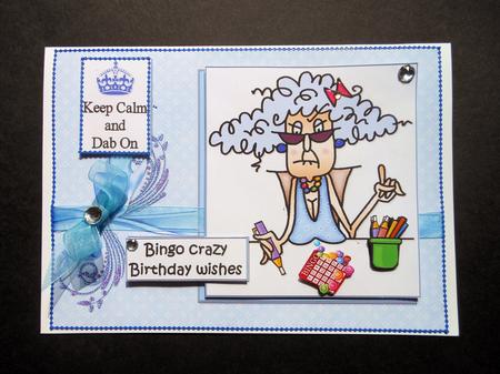 Stella Plays Bingo Quick Card by S.Elisabet Osborn Wright
