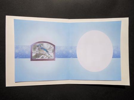 Blue Jay Insert - Blank by S.Elisabet Osborn Wright