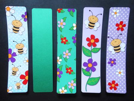 Flowers and Bees Bookmarks by S.Elisabet Osborn Wright