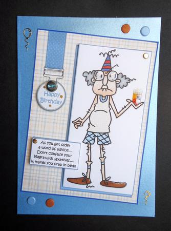 Gus with His Laxatives and Viagra Quick Card by S.Elisabet Osborn Wright
