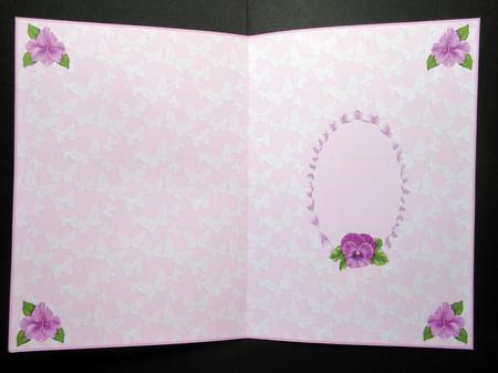Pastel Pink Blank Insert by S.Elisabet Osborn Wright