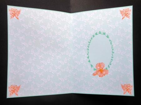 Pretty Pastel Green Blank Insert by S.Elisabet Osborn Wright