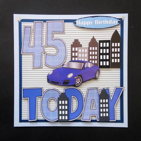 'any Age' with Blue Porsche Card Kit by S.Elisabet Osborn Wright