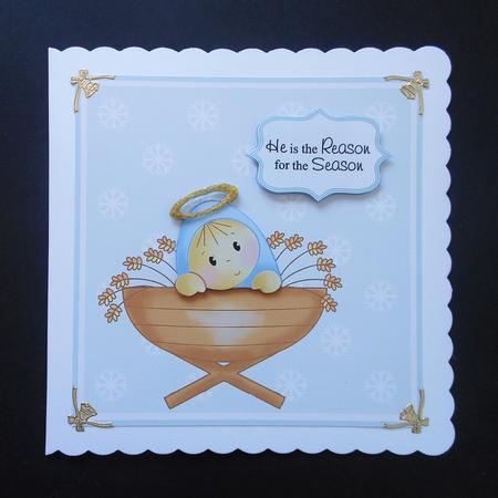 He is the Reason Christmas Card by S.Elisabet Osborn Wright