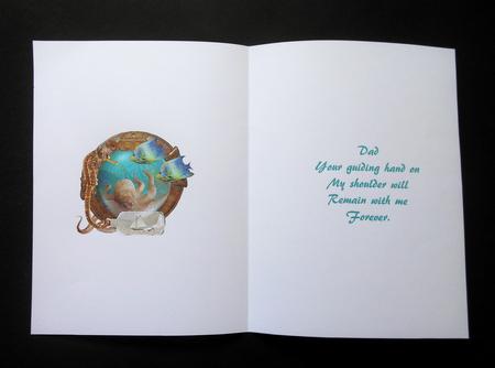 Sea Life Father Insert and Verse by S.Elisabet Osborn Wright
