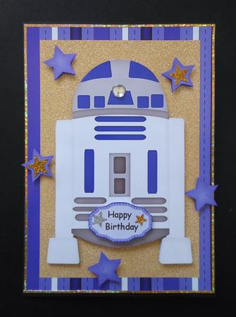 R2d2 from Star Wars by S.Elisabet Osborn Wright