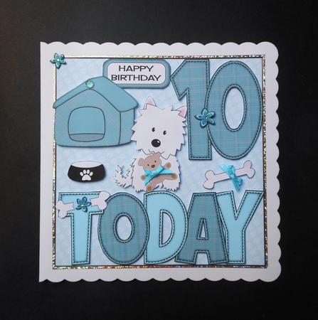 'any Age' Jazz the Dog with Teddy Mini Kit by S.Elisabet Osborn Wright