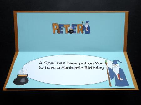 Wizard Peter Large Dl Insert by S.Elisabet Osborn Wright