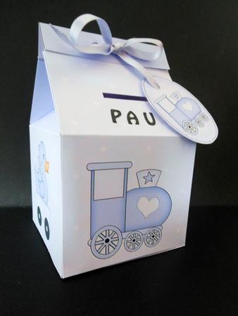 3D New Baby Milk Carton Money or Treat Box Mini Kit by S.Elisabet Osborn Wright