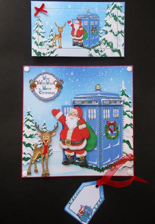 8x8 Dr Who Christmas Mini Kit by S.Elisabet Osborn Wright