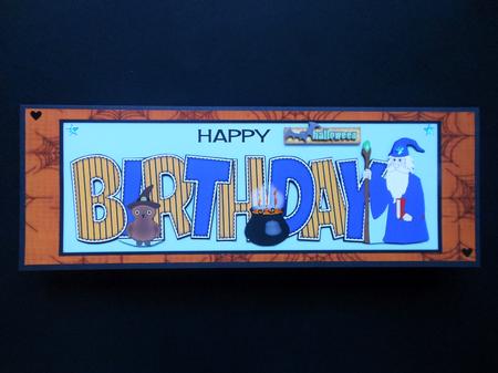 Wizard Birthday Large Dl by S.Elisabet Osborn Wright