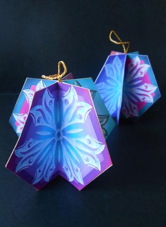 Mini 3D Snowflake F - Mini Kit by S.Elisabet Osborn Wright