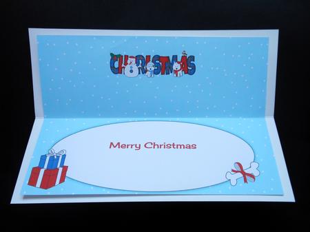 Jazz Dogs & Snowman Christmas Large Dl 2 Insert by S.Elisabet Osborn Wright