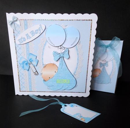 8x8 New Baby Boy Mini Kit by S.Elisabet Osborn Wright