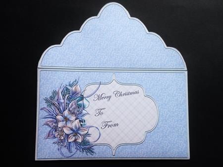 Christmas Money Wallet Christmas Florals by S.Elisabet Osborn Wright