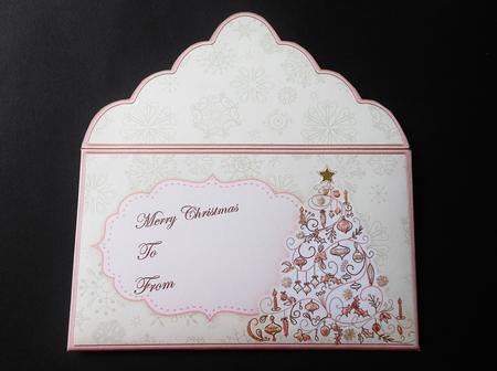 Christmas Money Wallet Envelope Christmas Tree by S.Elisabet Osborn Wright