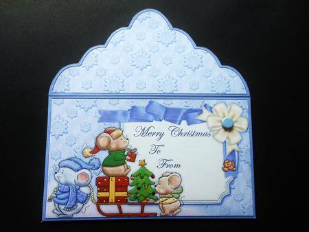 Christmas Money Wallet Envelope Night Before Christmas by S.Elisabet Osborn Wright