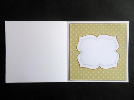Olive Star Flake 7in Fancy Insert Panel by S.Elisabet Osborn Wright