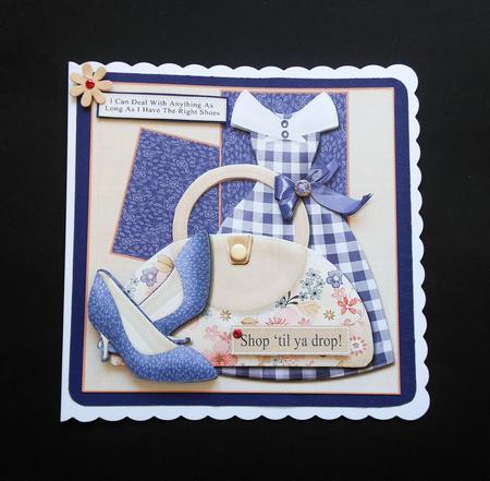 Mini Kit Special Dress in Bleu & Pink by S.Elisabet Osborn Wright
