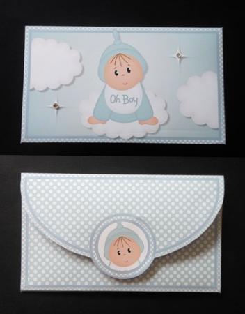 A Gift from Heaven Boy Baby Money Wallet by S.Elisabet Osborn Wright