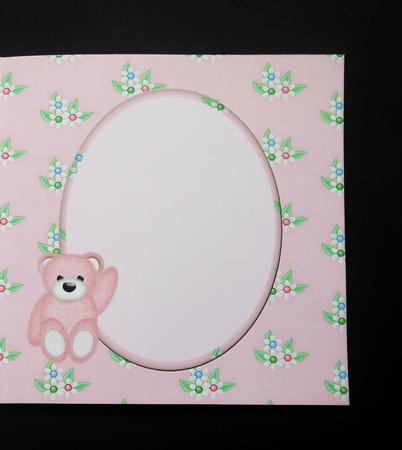 Baby Girl Pocket Card Insert by S.Elisabet Osborn Wright