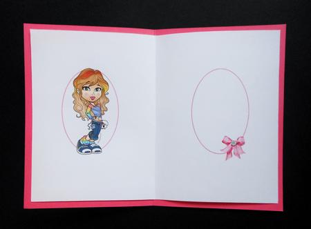 Teen Diva Too Busy to Check Her Phone Insert by S.Elisabet Osborn Wright