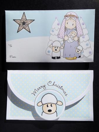 Nativity Chloe Christmas Money Wallet by S.Elisabet Osborn Wright