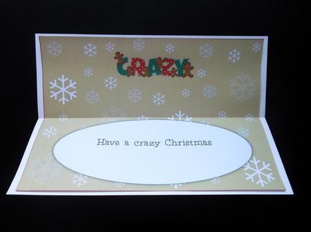 Gingerbread Men Crazy Large Dl Insert by S.Elisabet Osborn Wright