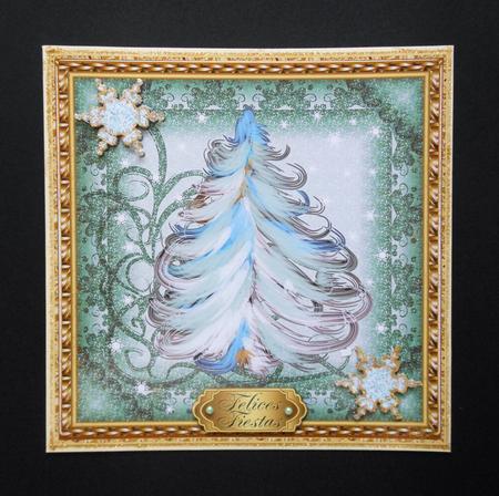Quiet Christmas Large Square Topper 2 by S.Elisabet Osborn Wright