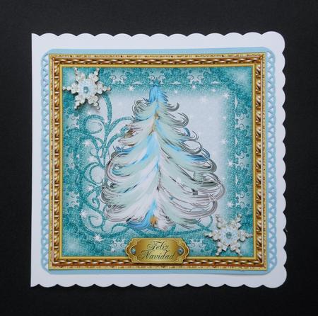 Quiet Christmas Large Square Topper 1 by S.Elisabet Osborn Wright