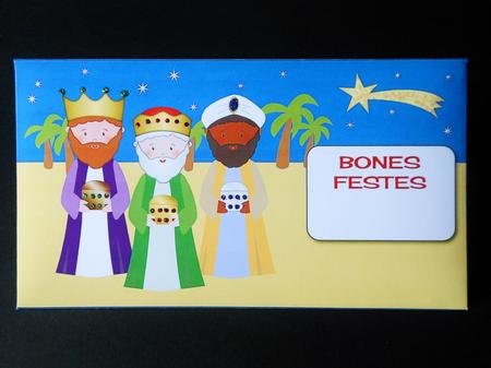 3 Wise Men Money Wallet Bones Festes by S.Elisabet Osborn Wright