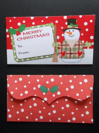 Snowman Money Wallet 2 by S.Elisabet Osborn Wright