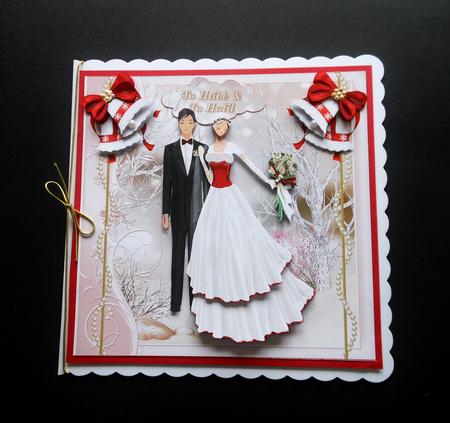 Christmas Wedding Bride and Groom Mini Kit by S.Elisabet Osborn Wright