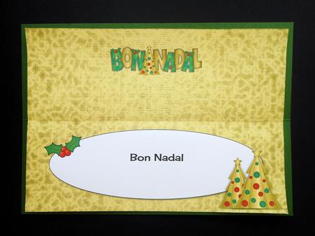 Buttons Christmas Trees Ii Bon Nadal Large Dl Insert by S.Elisabet Osborn Wright