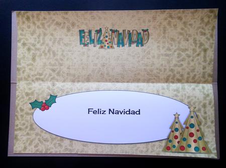 Buttons Christmas Trees Ii Feliz Navidad Large Dl Insert by S.Elisabet Osborn Wright
