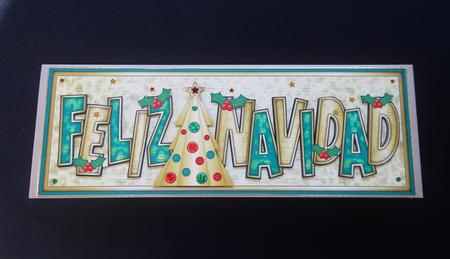 Buttons Christmas Trees Ii Feliz Navidad Large Dl by S.Elisabet Osborn Wright