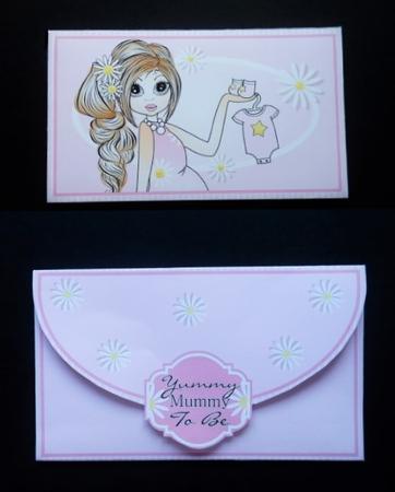 Yummy Mummy Emma Pink Money Wallet by S.Elisabet Osborn Wright